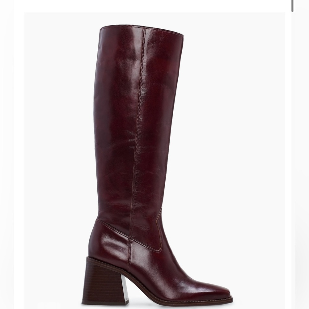 Vince Camuto Sangeti Wide Calf Boots in Dark Mahogany
